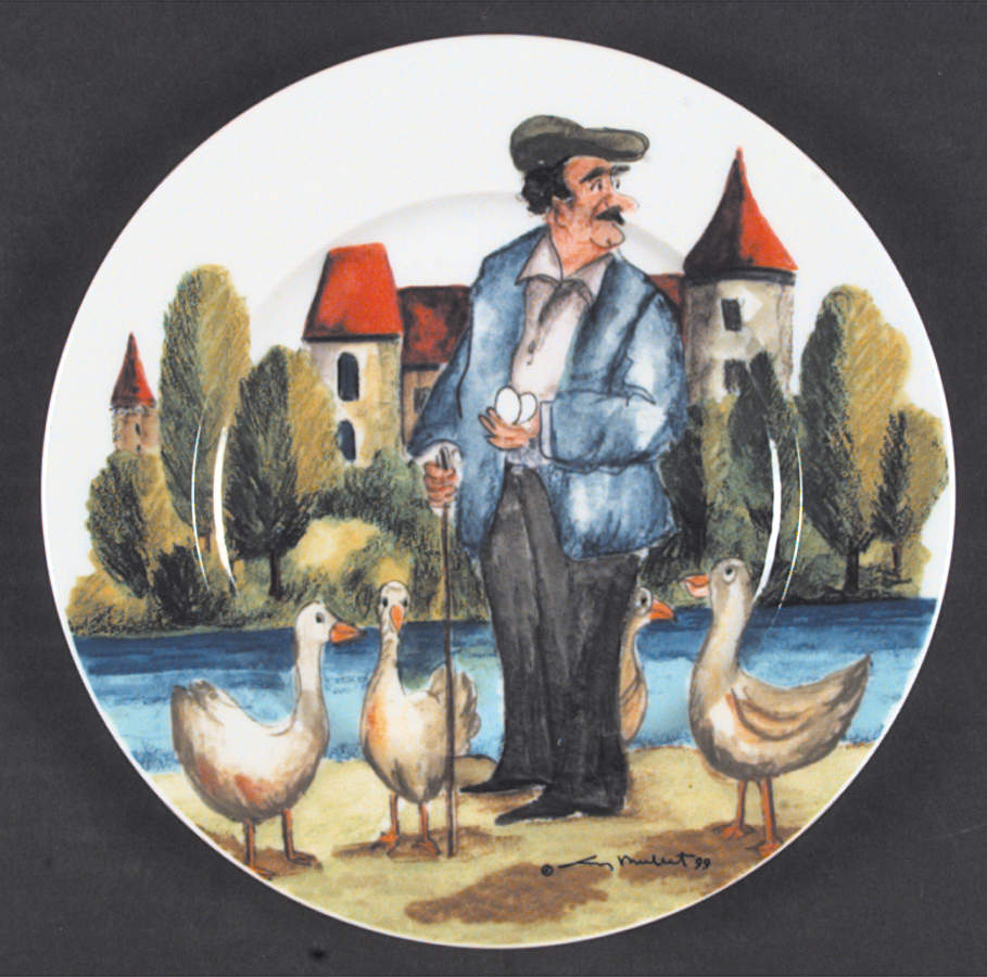 Perigord Salad Plate by Guy Buffet-1