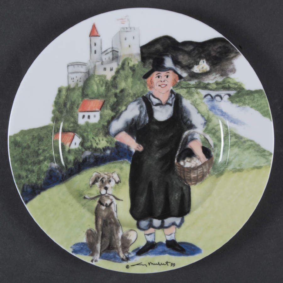 Perigord Salad Plate by Guy Buffet-1