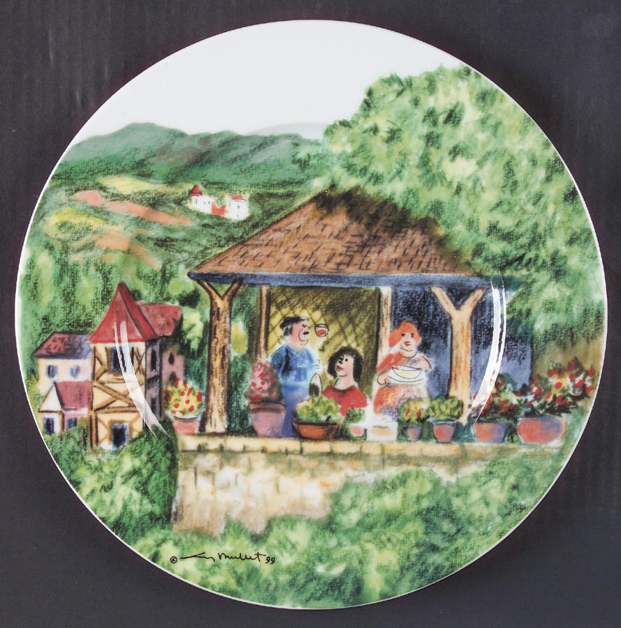 Perigord Dinner Plate by Guy Buffet-1