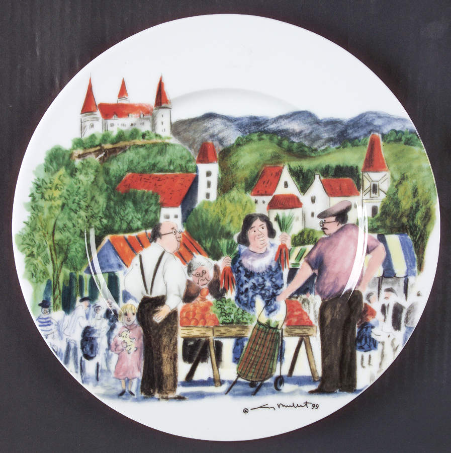 Perigord Dinner Plate by Guy Buffet-1