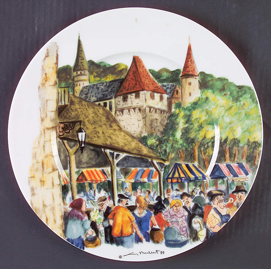 Perigord Dinner Plate by Guy Buffet-1