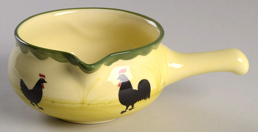 Cocks and Hens Gravy Boat by Georg Schmider-1