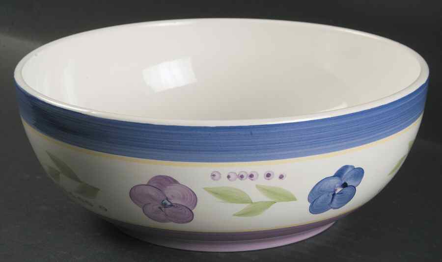 Bella 9" Salad Serving Bowl by Gibson Designs-1