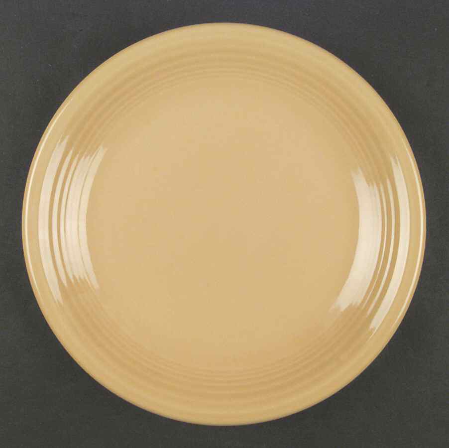 Main Street Dark Yellow Dinner Plate by Gibson Designs-1