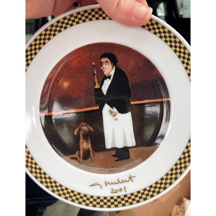 Waiter Suite Salad/Dessert Plate by Guy Buffet-1