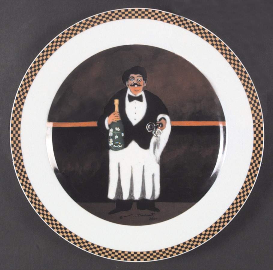 Waiter Suite Dinner Plate by Guy Buffet-1