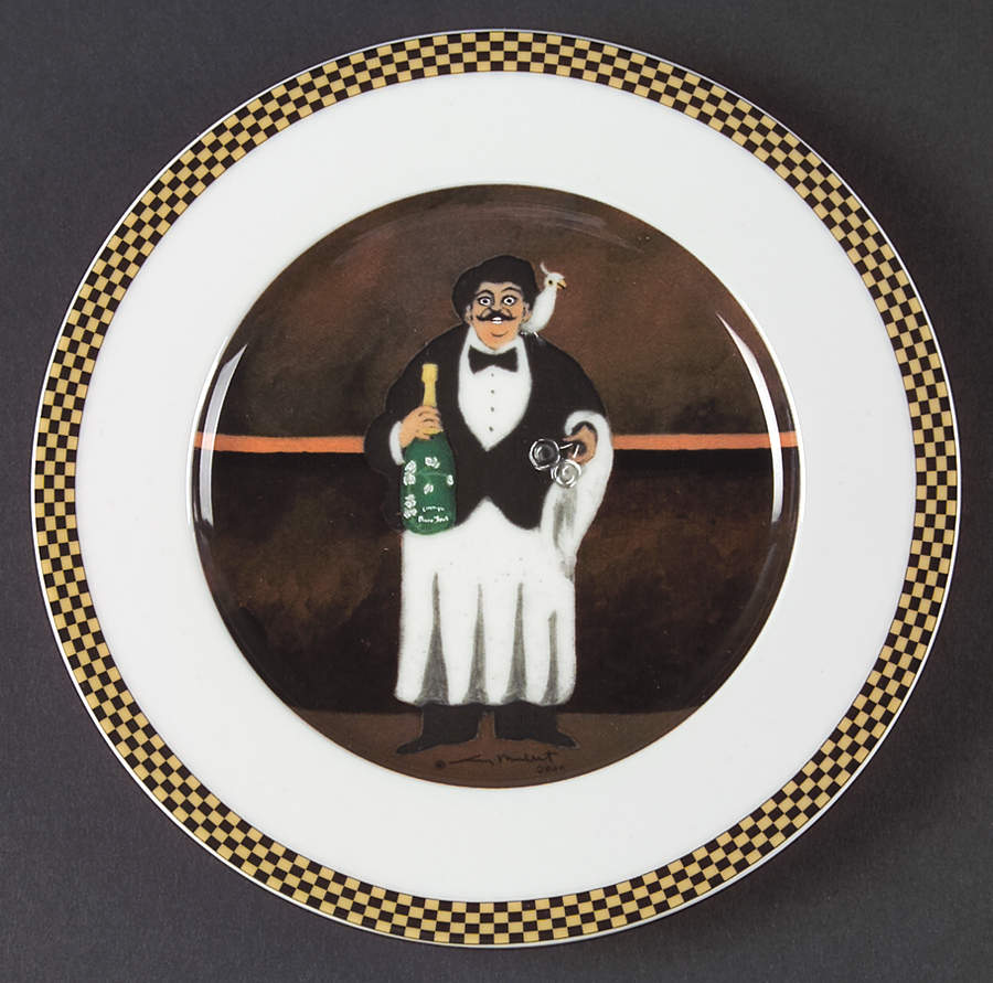 Waiter Suite Salad/Dessert Plate by Guy Buffet-1