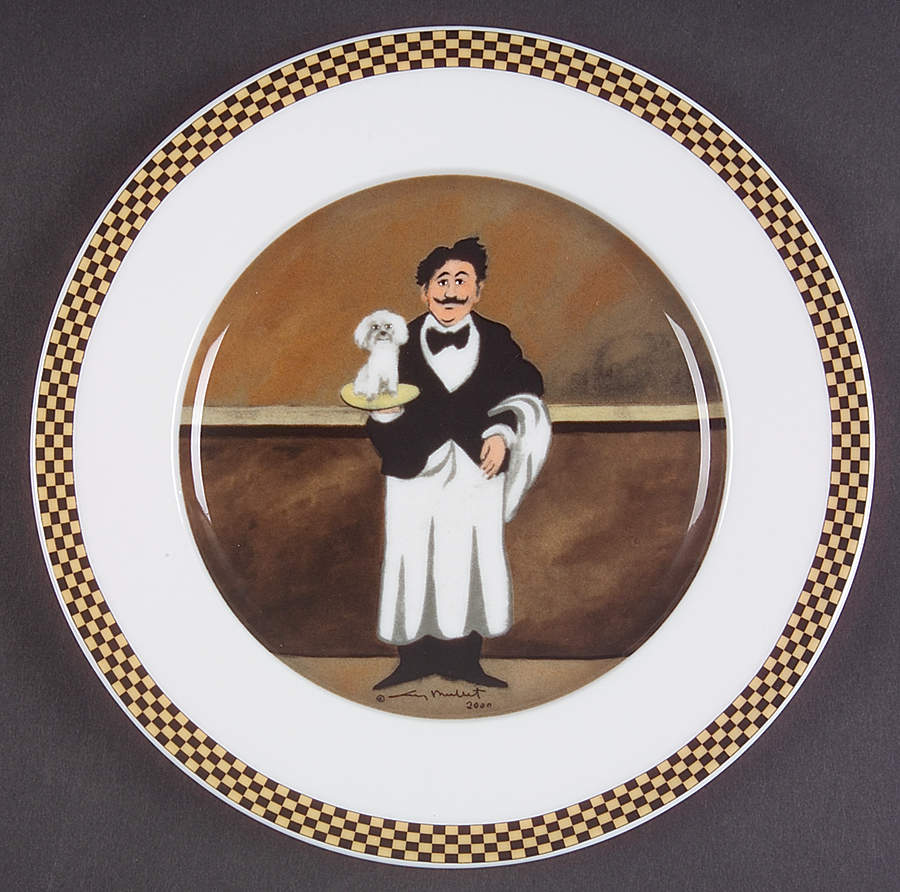 Waiter Suite Salad/Dessert Plate by Guy Buffet-1