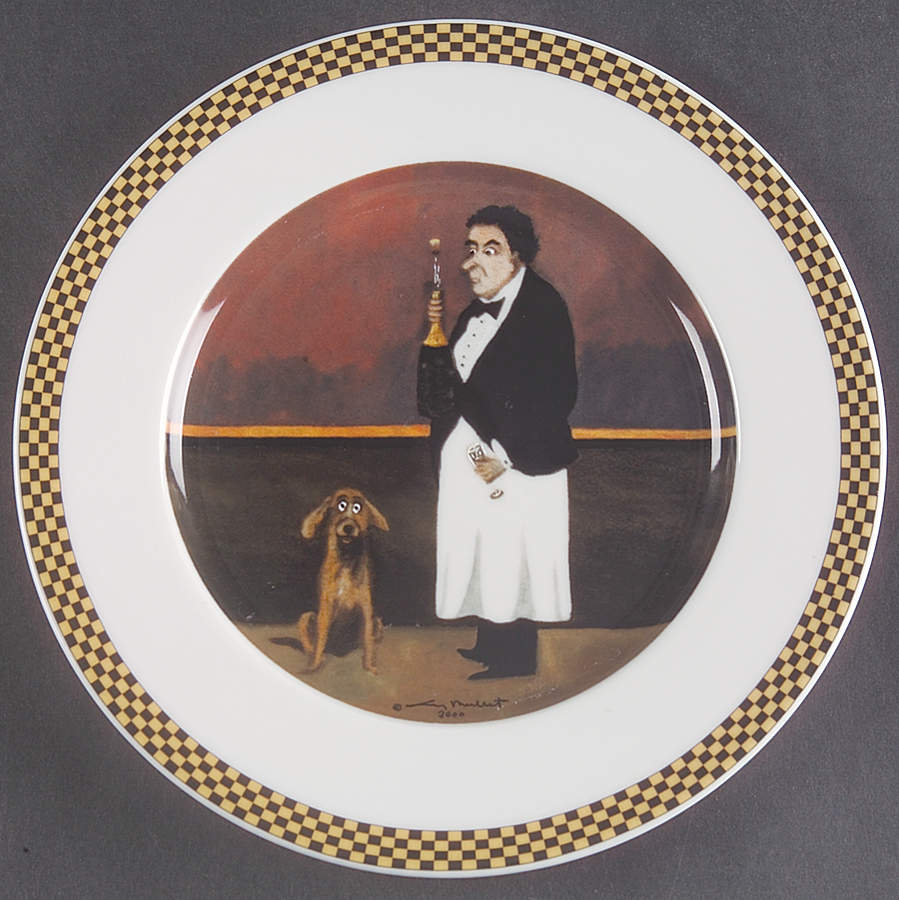 Waiter Suite Salad/Dessert Plate by Guy Buffet-1
