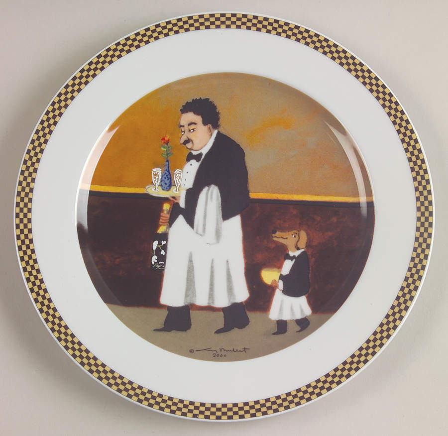 Waiter Suite Dinner Plate by Guy Buffet-1