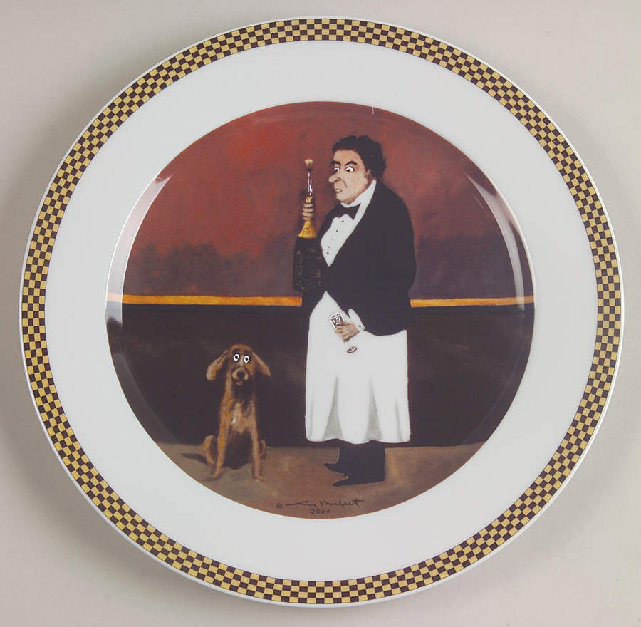 Waiter Suite Dinner Plate by Guy Buffet-1