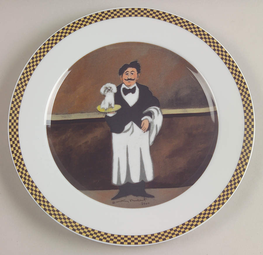 Waiter Suite Dinner Plate by Guy Buffet-1