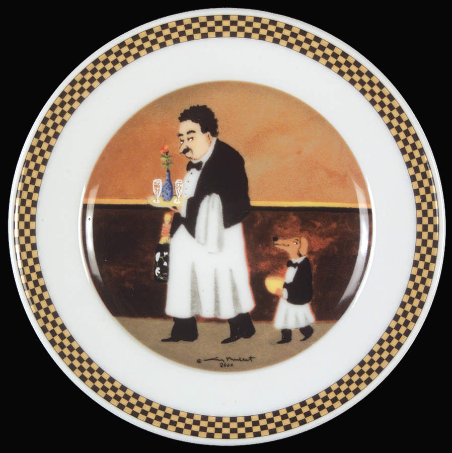 Waiter Suite Bread & Butter Plate by Guy Buffet-1