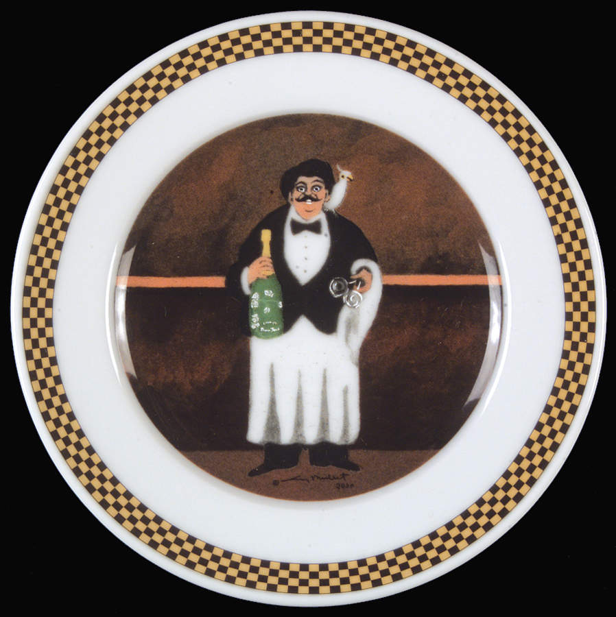 Waiter Suite Bread & Butter Plate by Guy Buffet-1