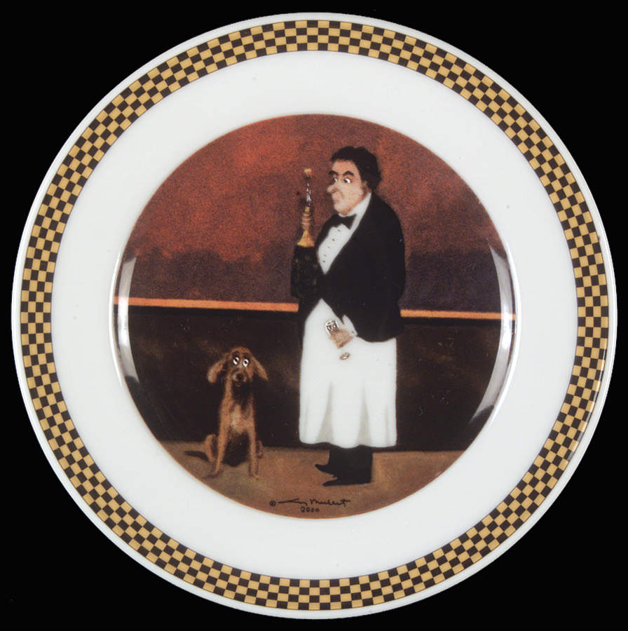 Waiter Suite Bread & Butter Plate by Guy Buffet-1