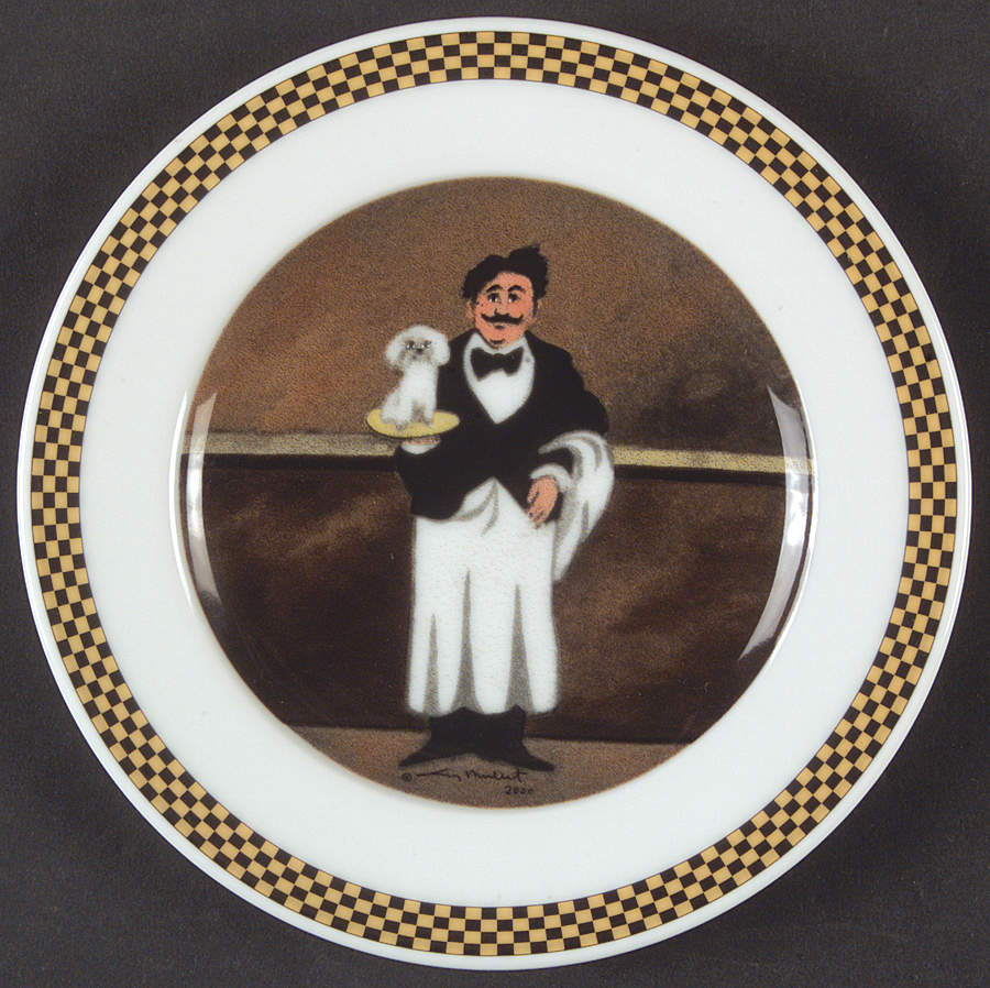 Waiter Suite Bread & Butter Plate by Guy Buffet-1