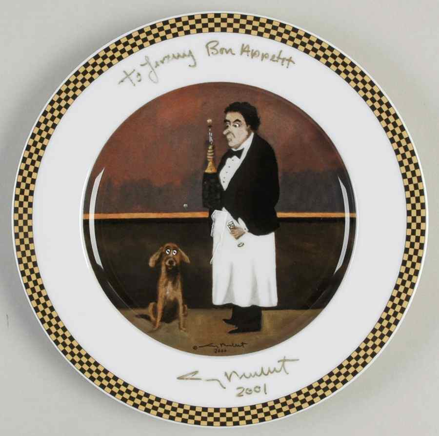 Waiter Suite Salad/Dessert Plate by Guy Buffet-1