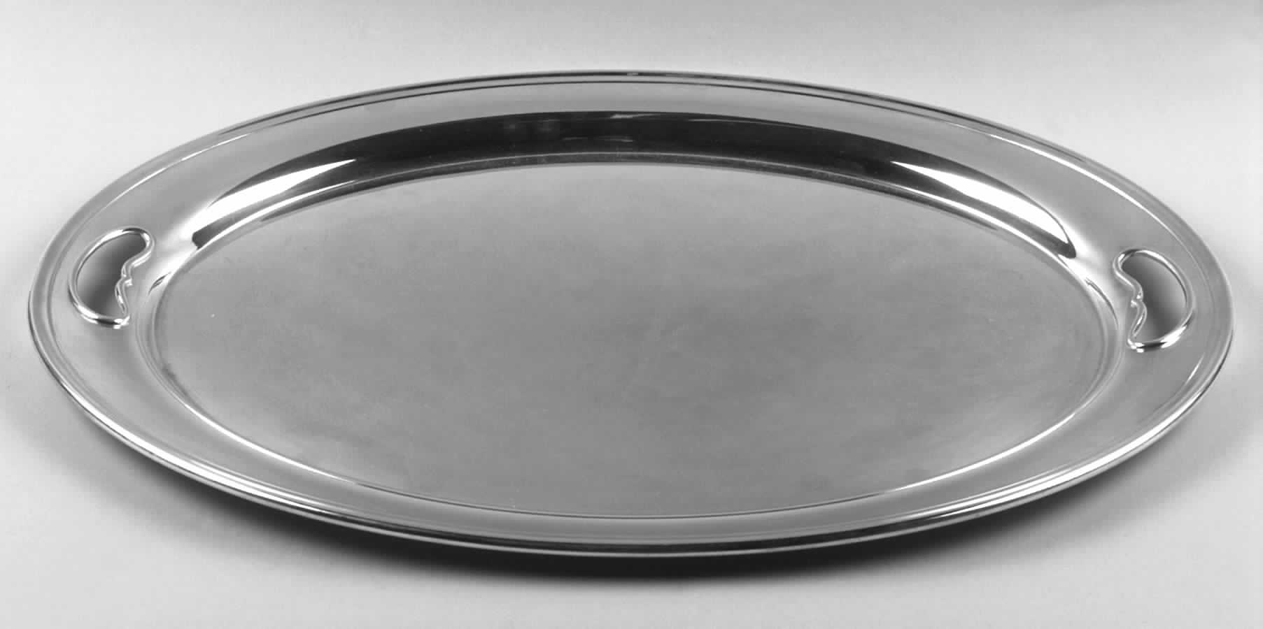 Puritan (Sterling, Hollowware) Large Waiter Tray by Gorham Silver-1