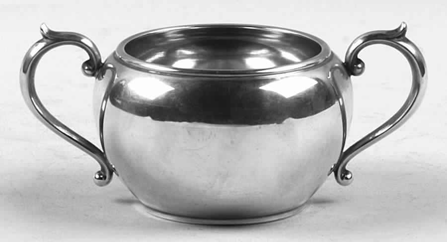 Puritan (Sterling, Hollowware) Mini Open Sugar Bowl by Gorham Silver-1
