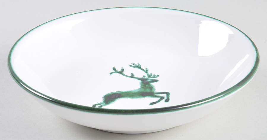 Wild Stag Green (Coupe) Coupe Soup Bowl by Gmundner Austria-1