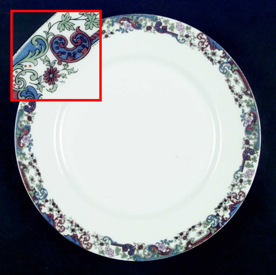 GUE295 Dinner Plate by WM Guerin-1