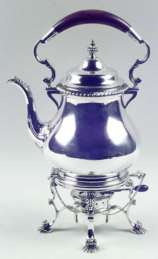 56 (Sterling, Hollowware) Kettle, Stand & Burner by Gorham Silver-1