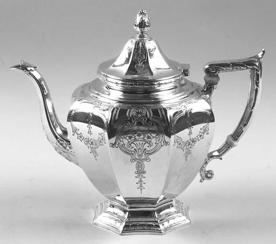 A11661 (Sterling, Hollowware) Teapot by Gorham Silver-1