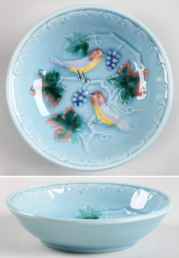 Birds & Grapes Fruit/Dessert (Sauce) Bowl by Georg Schmider-1
