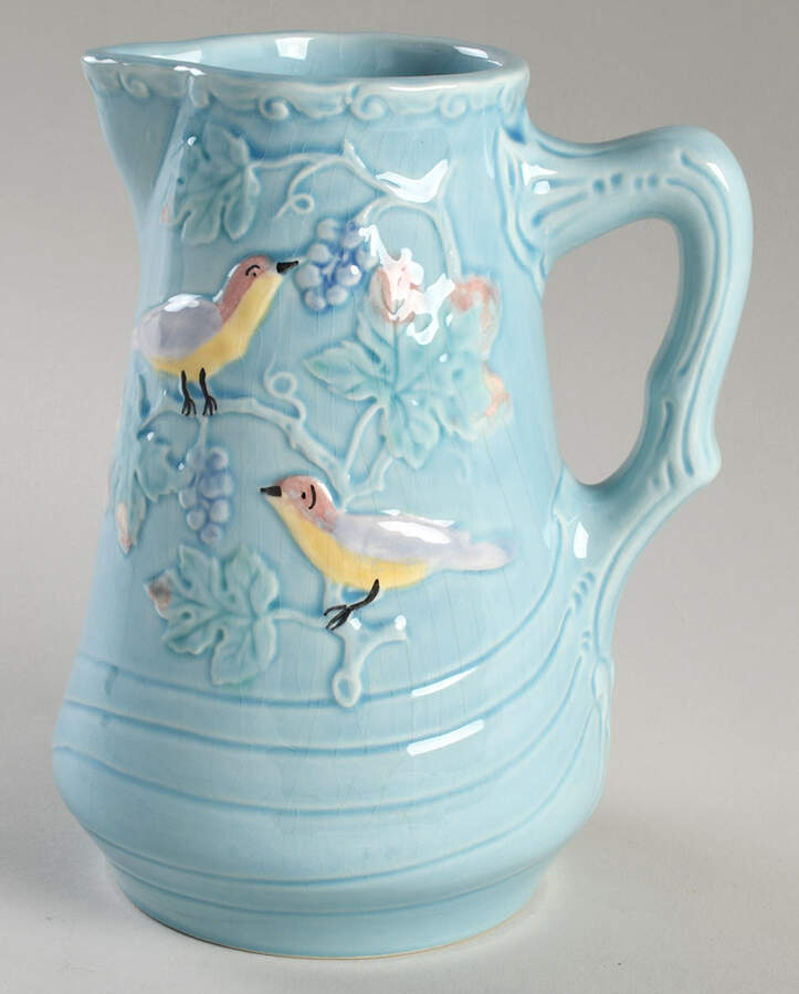 Birds & Grapes 32 Oz Pitcher by Georg Schmider-1