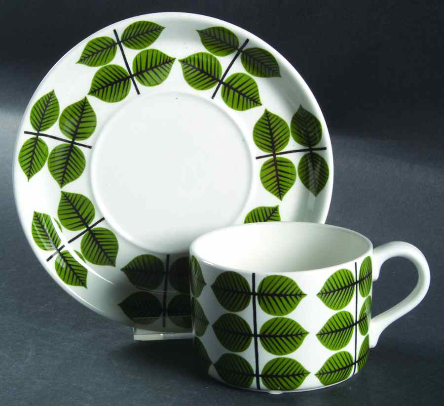 Bersa Flat Cup & Saucer Set by Gustavsberg-1