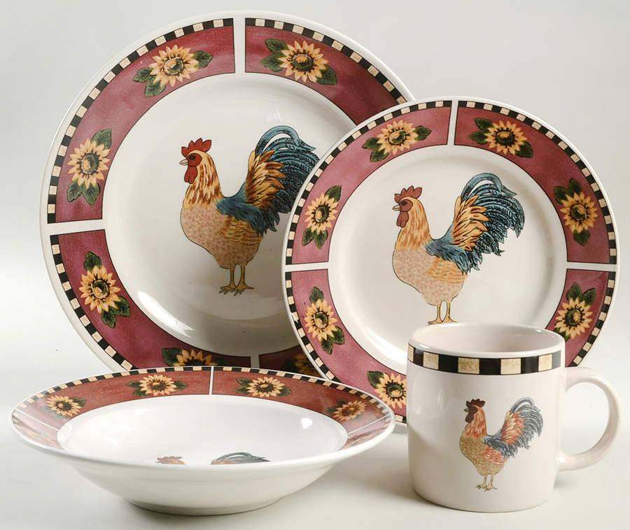 Brewster 4 Piece Place Setting by Gibson Designs-1