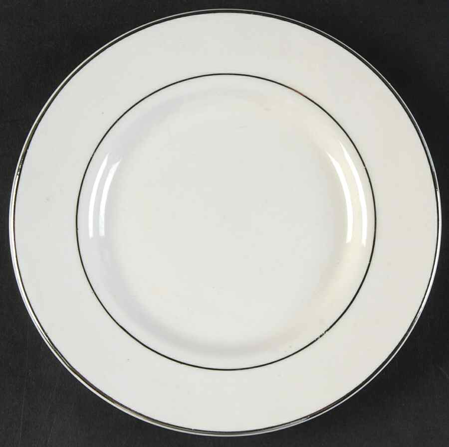 Heritage Platinum Bread & Butter Plate by Gibson Designs-1