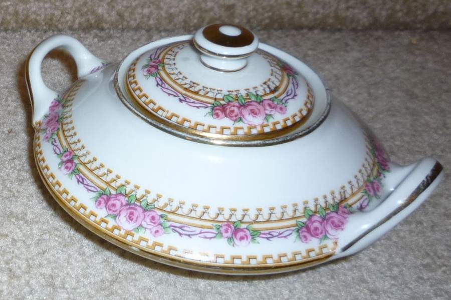 GRR3 Sugar Bowl & Lid by Granger-Limoges-1