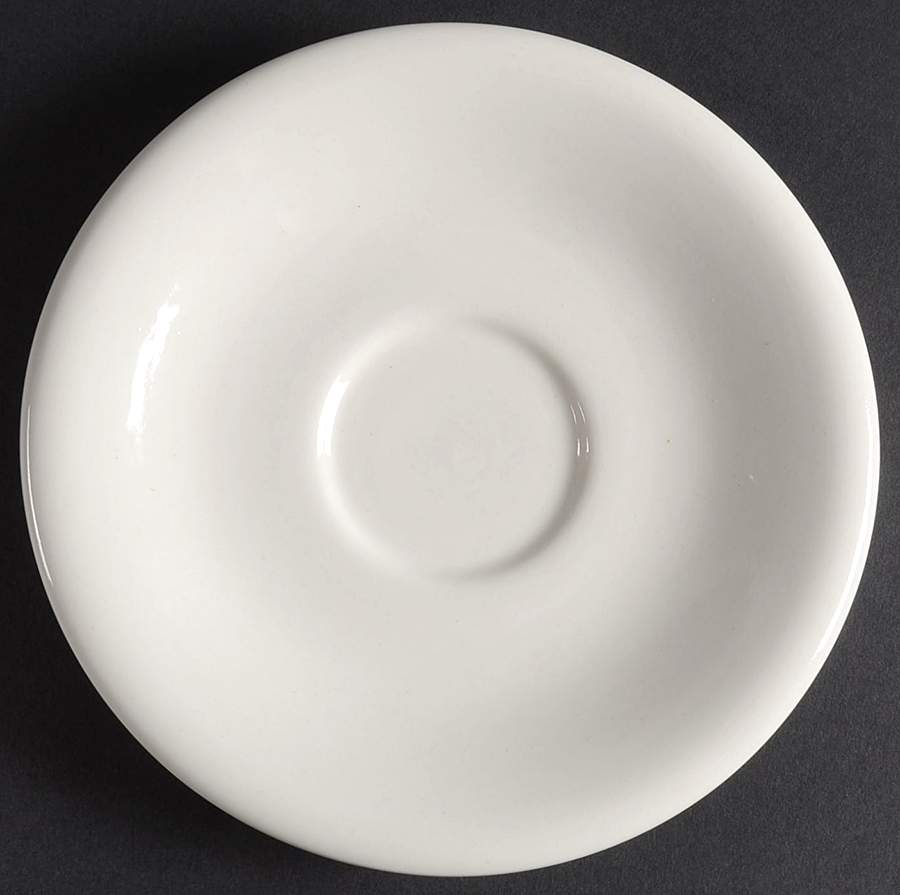 Color Trend White Saucer by Gibson Designs-1