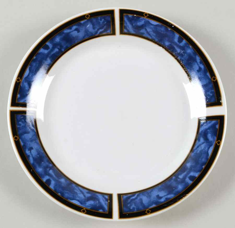 Royal Duchess Blue Salad Plate by Gibson Designs-1
