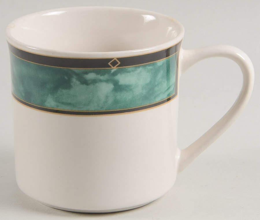 Royal Duchess Green Flat Cup by Gibson Designs-1