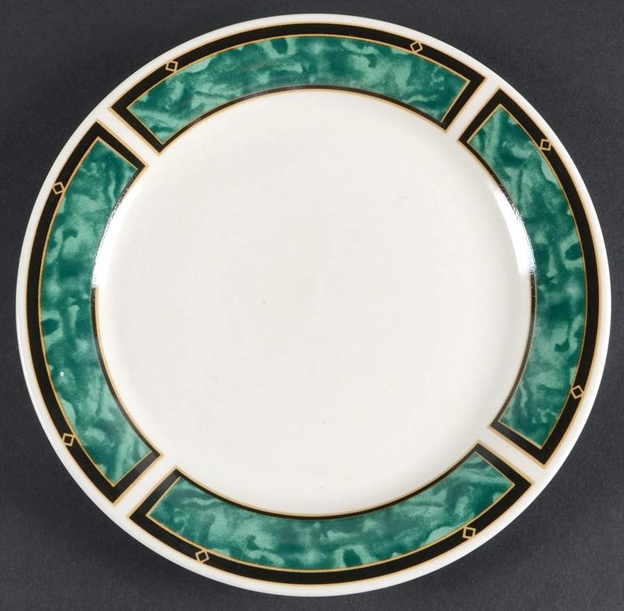 Royal Duchess Green Salad/Dessert Plate by Gibson Designs-1