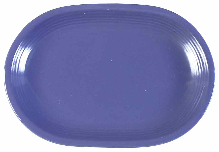 Main St Lavender 12" Oval Serving Platter by Gibson Designs-1