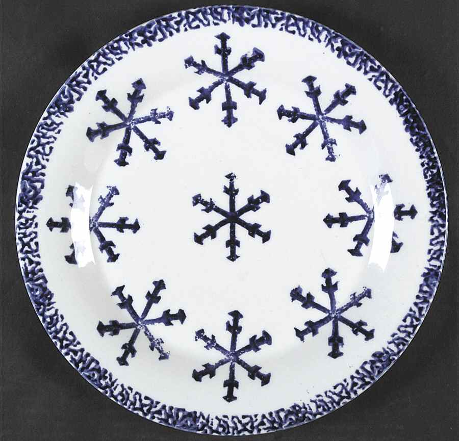 Snow Flake Dinner Plate by Gibson Designs-1