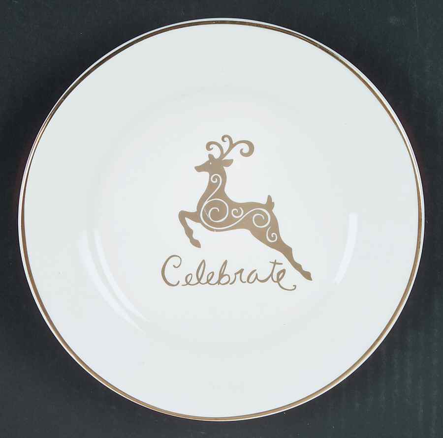 Celebration Salad Plate by Gibson Designs-1