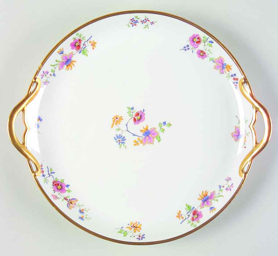 GDA156 Handled Cake Plate by Gerard, Dufraisseix & Abbot-1