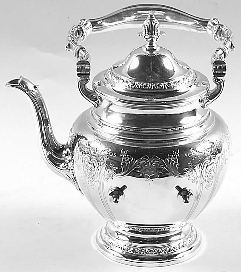 King Edward (Sterling, Hollowware) Sterling Kettle No Stand by Gorham Silver-1