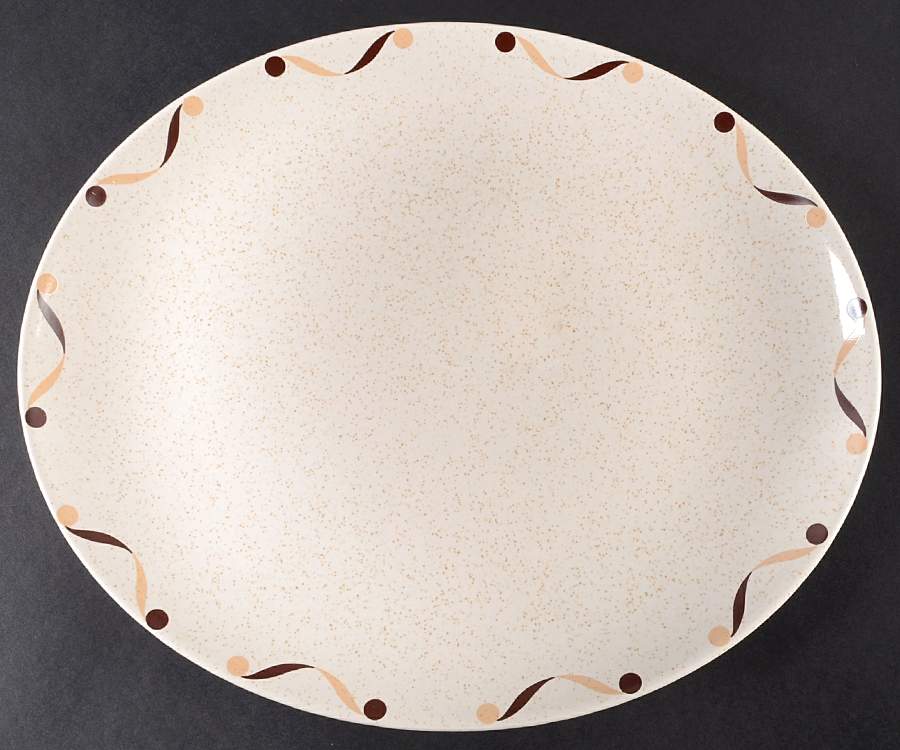 Neptune 13" Oval Serving Platter by WS George-1