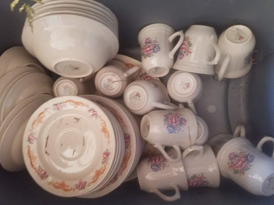 GID42 Flat Cup & Saucer Set by Gibson Designs-1