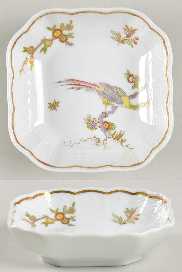 Old Milan 4" Square Dish by Ginori 1735-1