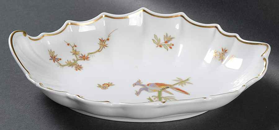 Old Milan 9" Fluted Oval Tray by Ginori 1735-1