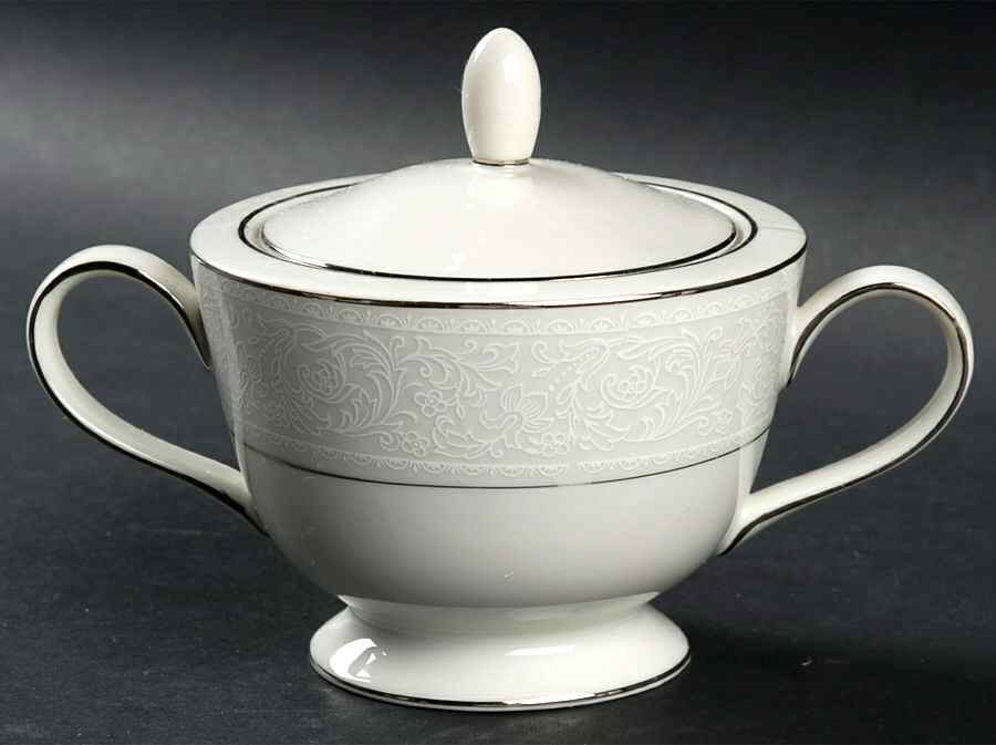 Leeann Sugar Bowl & Lid by Guild Fine China-1