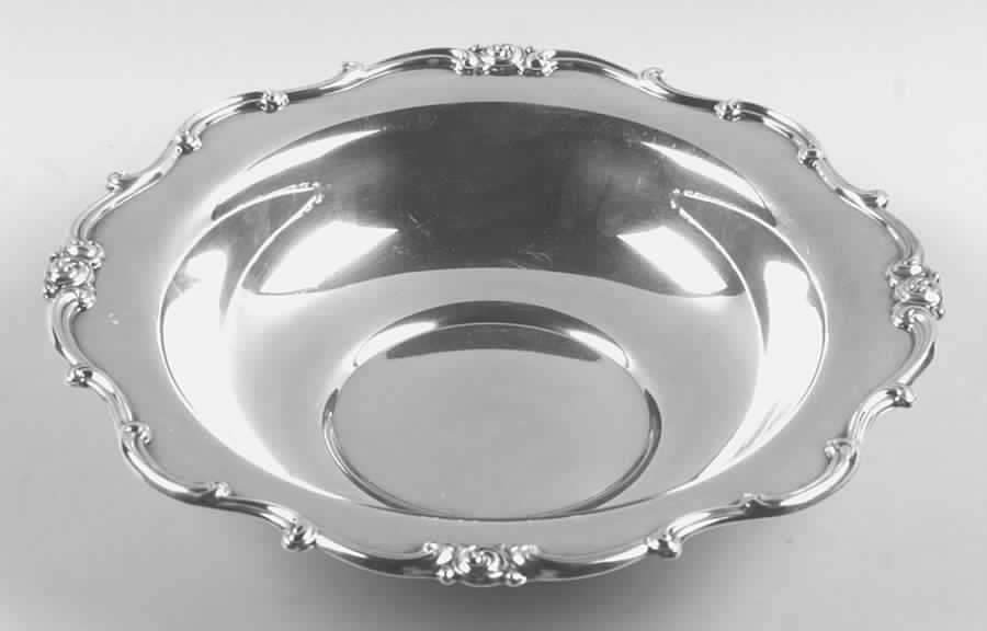 Rondo (Silverplate, Hollowware) Large Round Vegetable Bowl by Gorham Silver-1