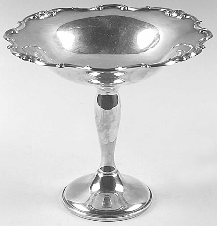 Rondo (Silverplate, Hollowware) Silverplate Compote by Gorham Silver-1