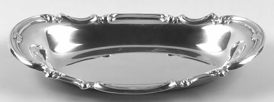 Scroll (Silverplate, Hollowware) 12" Bread Tray by Gorham Silver-1